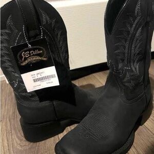 J.B. Dillon Black Western Boots